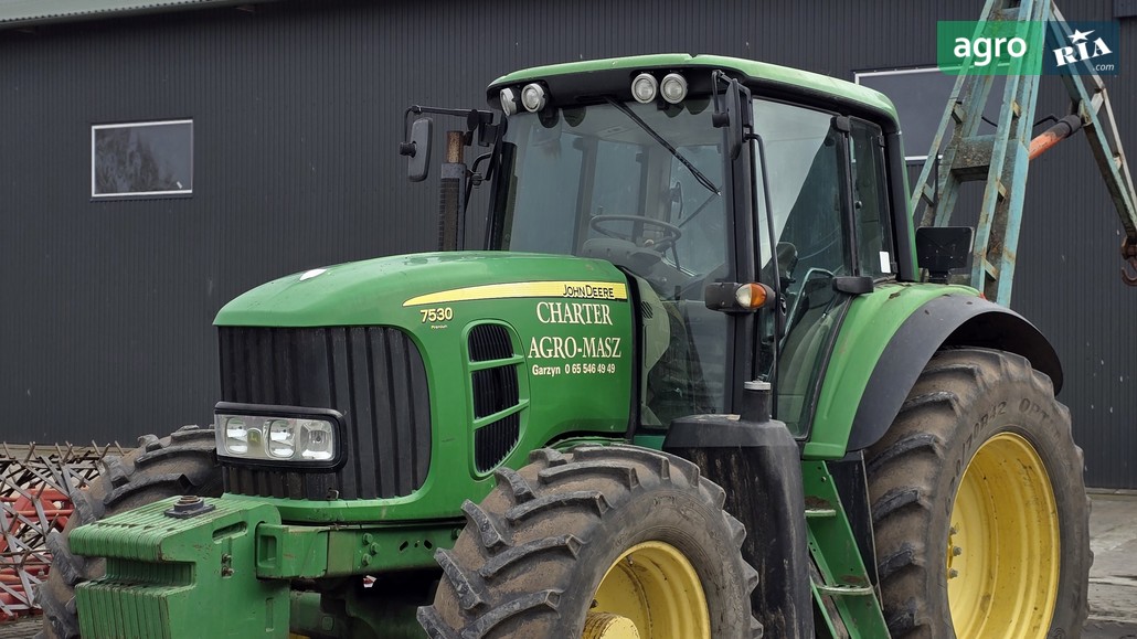 Трактор John Deere 7530 Premium 2007 - фото 1