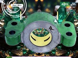 Cтійка передньої осі (бугель) RE62204 до тракторів John Deere