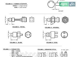 RE530046 датчик обертів