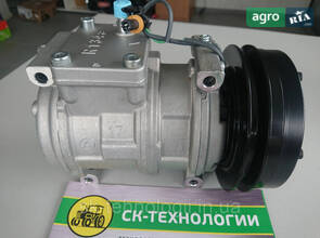 Компресор кондиціонера у складі (з шківом) JOHN DEERE SE503056, SE501463, TY6765, RE46657 (Cametet)
