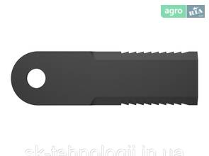 Ніж подрібнювача зубчастий John Deere Z55610 Z77601