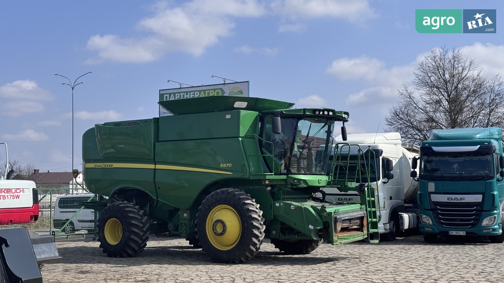 Комбайн John Deere S 670 2013 - фото 1