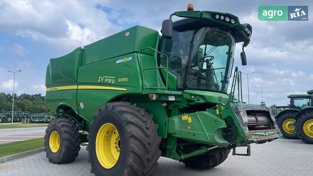 Комбайн John Deere S 670  - фото 1