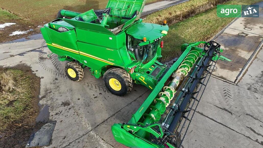 Комбайн John Deere S 670i HillMaster 2014 - фото 1