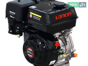  Двигатель Loncin G270F бензиновый 9 л.с. вал 25.00 мм. – шпоночный.