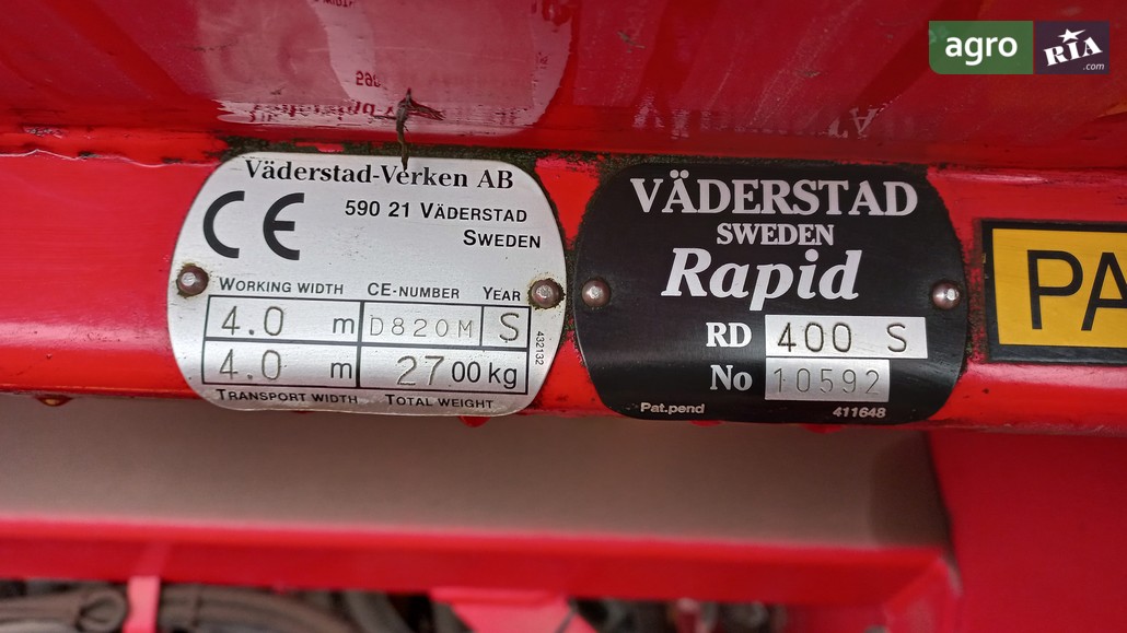 Сівалка Vaderstad Rapid 400S 2012 - фото 1