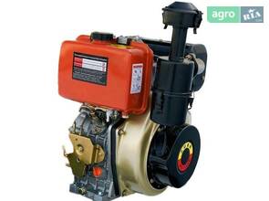  Двигатель Зубр 186FE дизельный 9 л.с. вал 25.00 мм. – шлицевой.