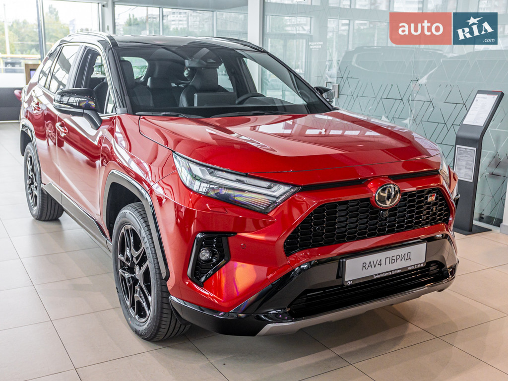 Новый Toyota RAV4 PHEV 2.5 Hybrid e-CVT (222 к.с.) AWD-i GR Sport 2025 автосалона Тойота Центр Дніпро «Алмаз Мотор» - фото 1