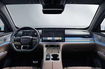 Новий Chery Tiggo 8 інтер’єр 