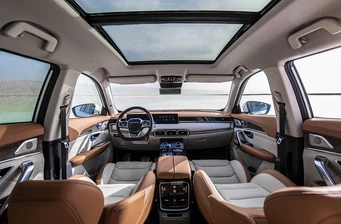 Новий Jetour X70 Plus інтер’єр 