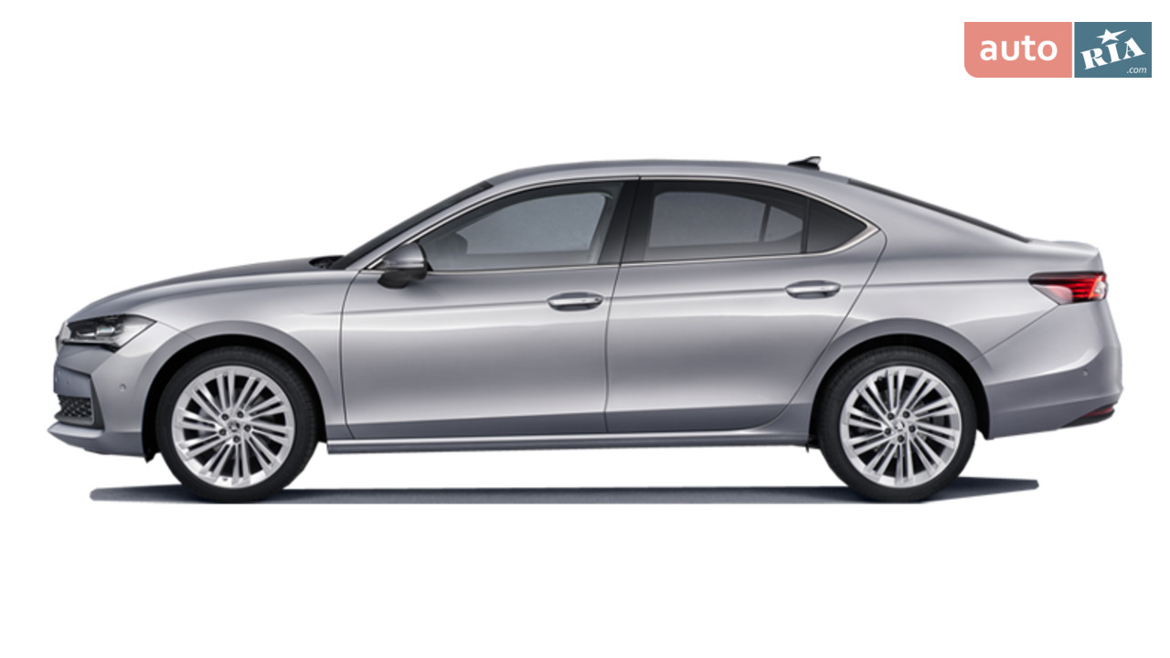Новый Skoda Superb 4 поколение лифтбэк