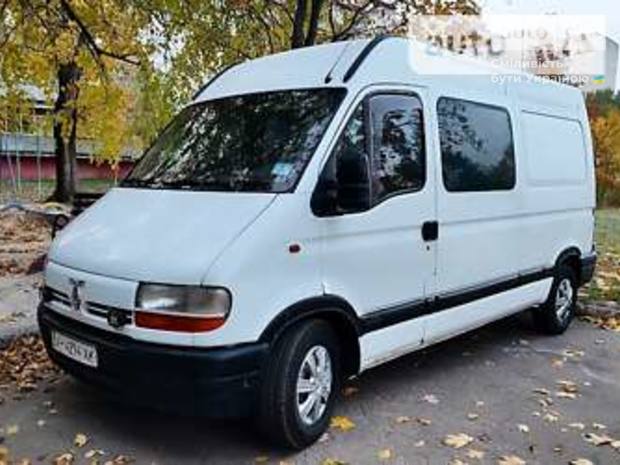 Renault Master II поколение Фургон вантаж.-пас.