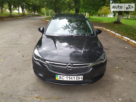 Opel Astra K 1.6D MT (110 л.с.) Start/Stop EcoFlex 2016