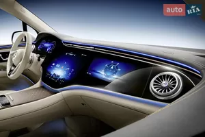 Развлечения без отвлечения водителя - Новый Mercedes-Benz EQS SUV X296 кроссовер