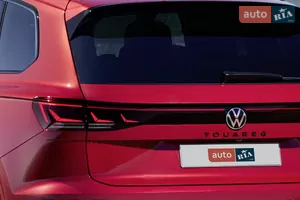 Технологические задние фонари - Новый Volkswagen Touareg 3 поколение (FL) кроссовер