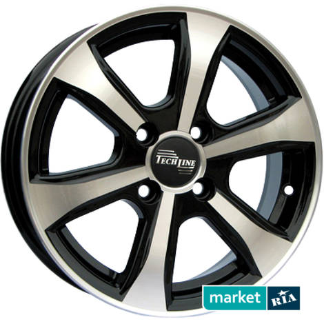 Диски  Tech Line 408 (R14 W5.5 PCD4x100 ET43 DIA60.1): фото