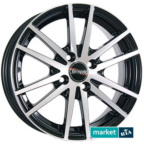 Диски  Tech Line 435 (R14 W5.5 PCD4x100 ET43 DIA60.1): фото