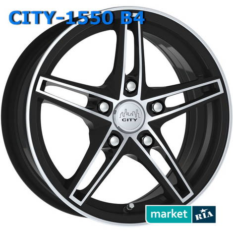 Литые легкосплавные диски  City 1550 (R16 W6.5 PCD5x114.3 ET45 DIA73.1): фото