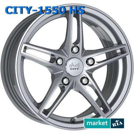 Литые легкосплавные диски  City 1550 (R16 W6.5 PCD5x114.3 ET45 DIA73.1): фото