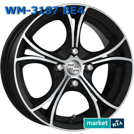 Литые легкосплавные диски  WM 3187 (R14 W6 PCD4x100 ET37 DIA67.1): фото