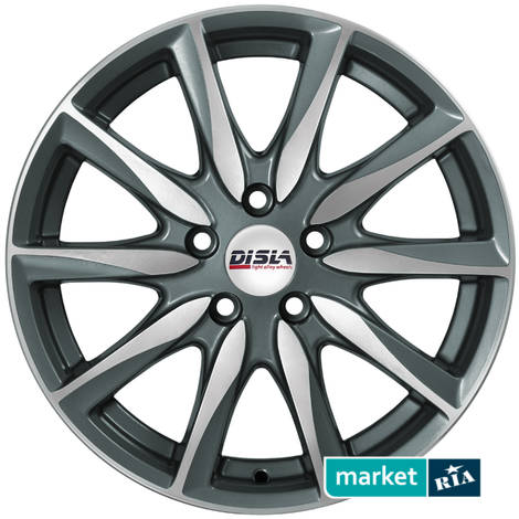 Литые легкосплавные диски  Disla Raptor (R15 W6.5 PCD5x100 ET35 DIA57.1): фото