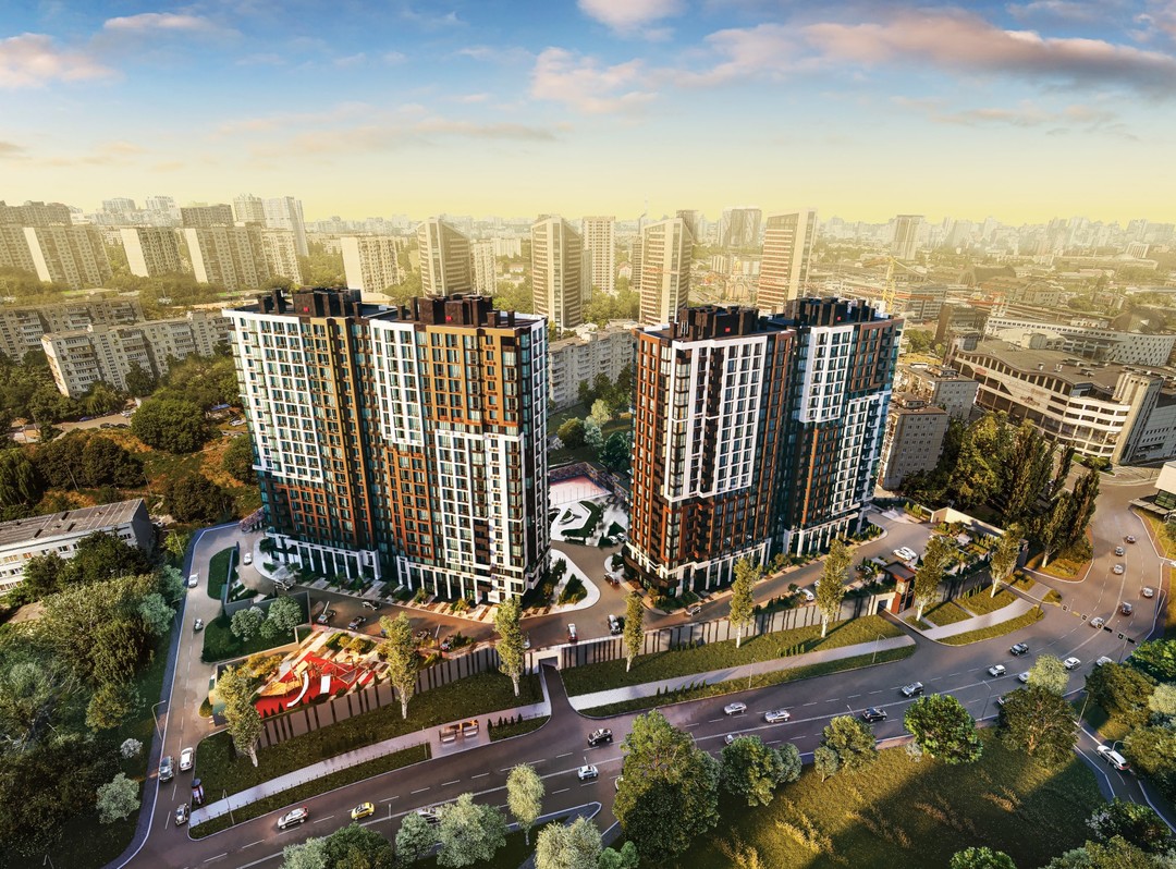 ЖК City Hub Київ вул. Мокра(Кудряшова), 8-10 Вокзальна - фото 1