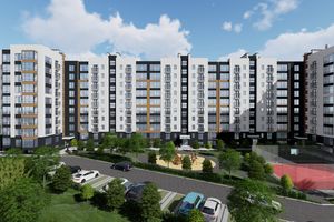 Планировка 1-комнатной квартиры в ЖК Каскад-Ярко, 47.14 м²