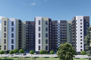 Планировка 1-комнатной квартиры в ЖК Домашний 2, 43.94 м²