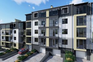 Планировка 1-комнатной квартиры в ЖК Глибока Долина, 39.5 м² Планировка 1-комнатной квартиры в ЖК Глибока Долина, 39.5 м²