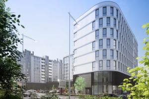 Планування 2-кімнатної квартири в ЖК Kniahynyn-Center, 54.97 м²