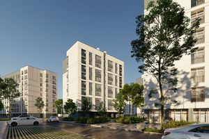 Планировка 2-комнатной квартиры в ЖК Опришівська Слобода, 59.9 м²