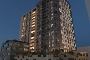 Планировка 1-комнатной квартиры в ЖК Auroom Air, 71.7 м² Планировка 1-комнатной квартиры в ЖК Auroom Air, 71.7 м²
