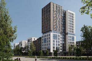 Планування 1-кімнатної квартири в ЖК City House, 35.6 м²