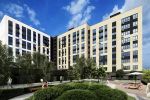 Планировка 1-комнатной квартиры в ЖК Комфорт Парк, 57.1 м² Планировка 1-комнатной квартиры в ЖК Комфорт Парк, 57.1 м²