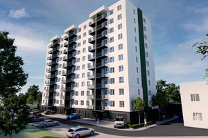 Планировка 1-комнатной квартиры в ЖК West Home, 34.56 м²