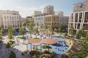 Планировка 3-комнатной квартиры в ЖК Park Royal, 98.7 м²