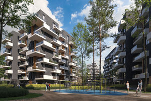Планировка 1-комнатной квартиры в ЖК Gravity Park, 39.07 м²