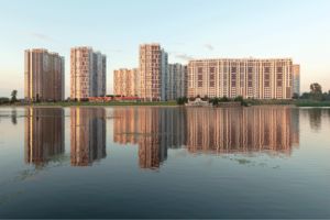 Планировка 2-комнатной квартиры в ЖК Русановская Гавань, 79.9 м²