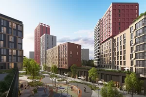 Планировка 1-комнатной квартиры в ЖК Brother, 32.08 м² Планировка 1-комнатной квартиры в ЖК Brother, 32.08 м²