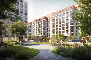 Планировка 1-комнатной квартиры в ЖК Sister, 33.73 м² Планировка 1-комнатной квартиры в ЖК Sister, 33.73 м²