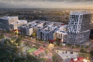 Планировка 1-комнатной квартиры в ЖК Big Ben, 43.93 м² Планировка 1-комнатной квартиры в ЖК Big Ben, 43.93 м²