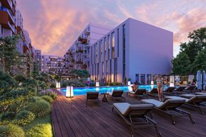 Планування 1-кімнатної квартири в ЖК Infinity Park, 45.01 м² Планування 1-кімнатної квартири в ЖК Infinity Park, 45.01 м²