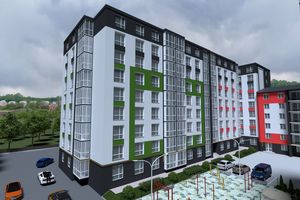 Планировка 1-комнатной квартиры в ЖК на Шептицкого, 36.6 м²