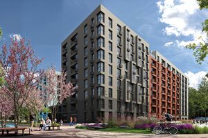 Планировка 1-комнатной квартиры в ЖК Sense City, 44.3 м²