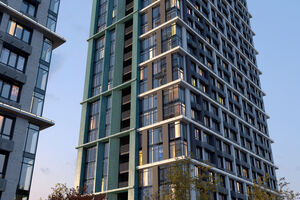 Планировка 1-комнатной квартиры в ЖК Central Hills, 42.67 м²