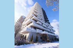 Планировка 3-комнатной квартиры в ЖК TWINS, 92.4 м²