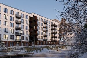 Планировка 1-комнатной квартиры в ЖК Гринвуд-2, 52 м²