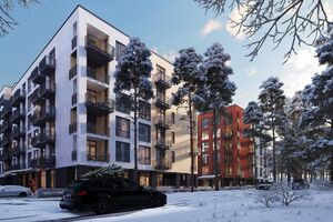 Планировка 0-комнатной квартиры в ЖК Гринвуд-3, 41.8 м²