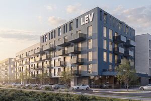 Планування 1-кімнатної квартири в ЖК VERO, 43.25 м²