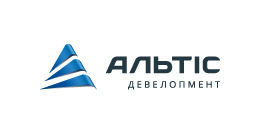 Логотип строительной компании Альтис-Девелопмент Логотип строительной компании Альтис-Девелопмент